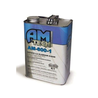 Pro-Spray AM-600-1 Glamour Clearcoat 1 gal Can, 4:1 Mixing Ratio, Clear Liquid, Spot/Panel