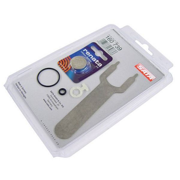 SATA 160739 Replacement Battery Set for SATA Adam 2 Spray Gun, Accurate Pressure Display and