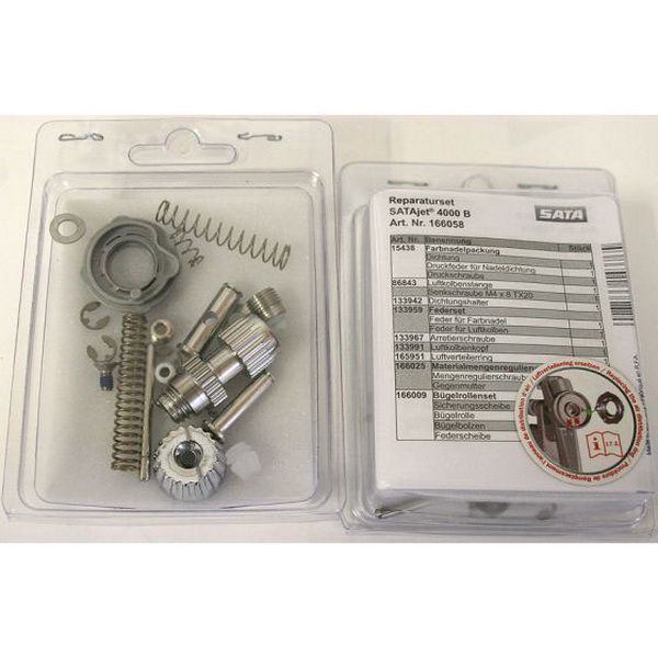 SATA Repair Kit 166058 for SATAjet 4000B Spray Gun