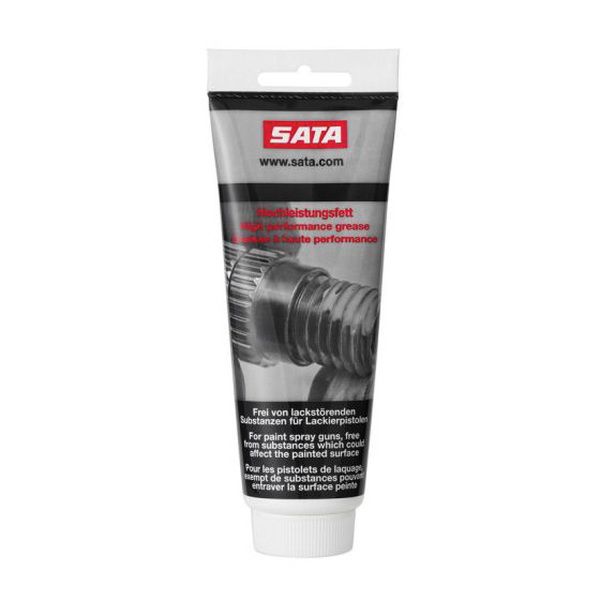 SATA 48173 High Performance Grease Tube - 100 g, silicone-free for spray gun lubrication