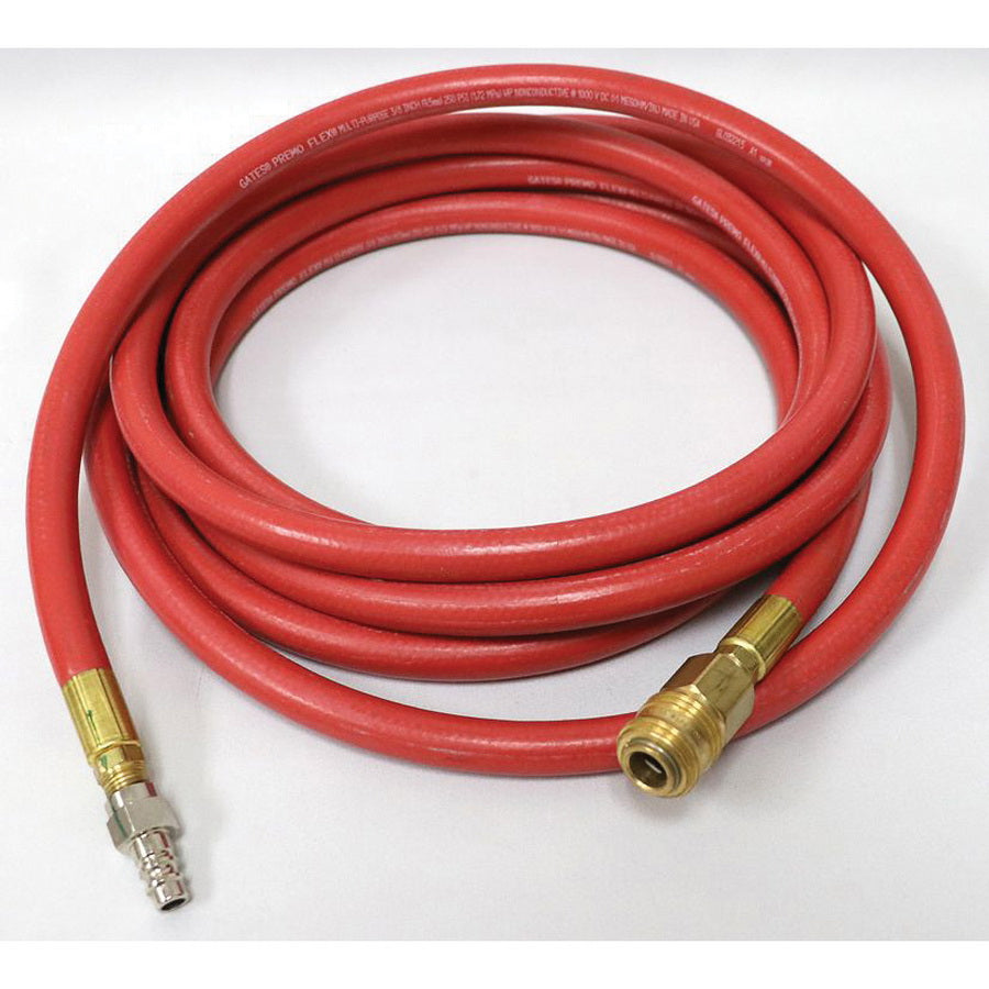 SATA 676035 Dan-Am Premoflex Non-Gassing Hose 3/8 in 35 ft with coupling and nipple