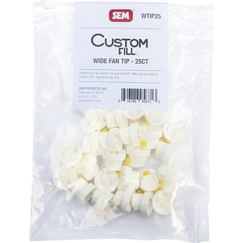 SEM Custom Fill Wide Fan Tip WTIP25 - Aerosol Can Application