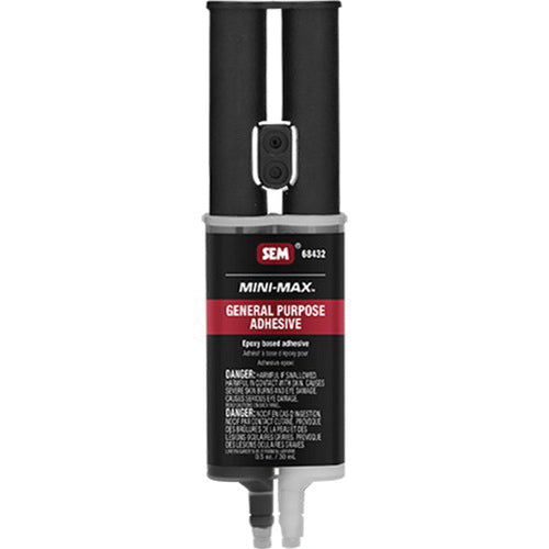 SEM Mini-Max 68432 Black 2-Component Epoxy Adhesive 1 oz Cartridge