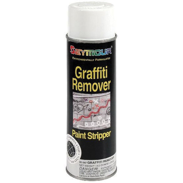Seymour 20-047 Graffiti Remover 20 oz Aerosol Can - Gel Formula for Brick, Stucco, Metal, Concrete