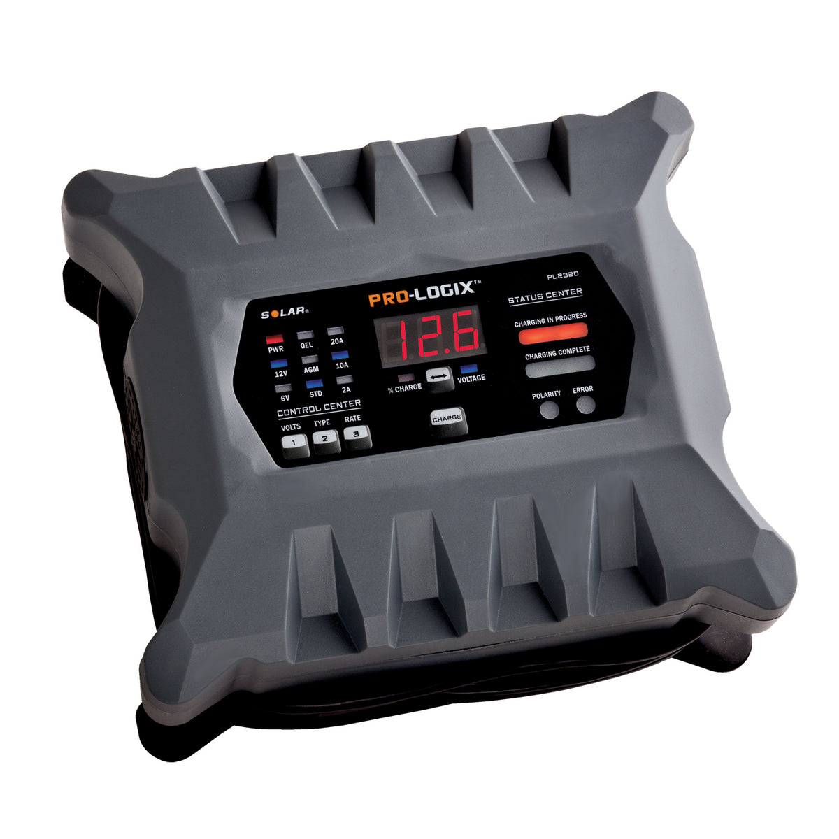 Solar PL2320 Intelligent Battery Charger/Maintainer 20/10/2 A Fast Charge, Recondition Mode