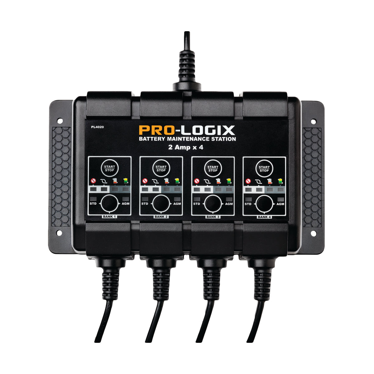 4x2A Solar PRO-LOGIX 4-Bank Battery Maintenance Station