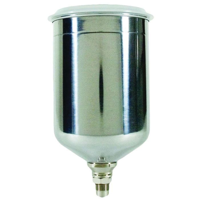 Tekna TEKNA 702576 Gravity Feed Spray Gun Cup - Aluminum Body with Nickel-Plated Brass Insert and