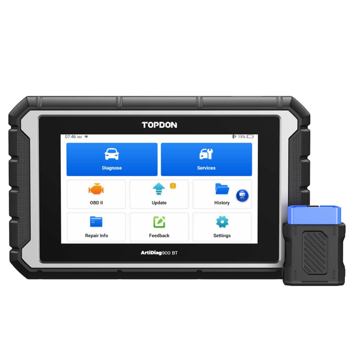 Topdon AD900BT ArtiDiag Diagnostic Tool - Bluetooth Wireless, 28 Maintenance Services and Full