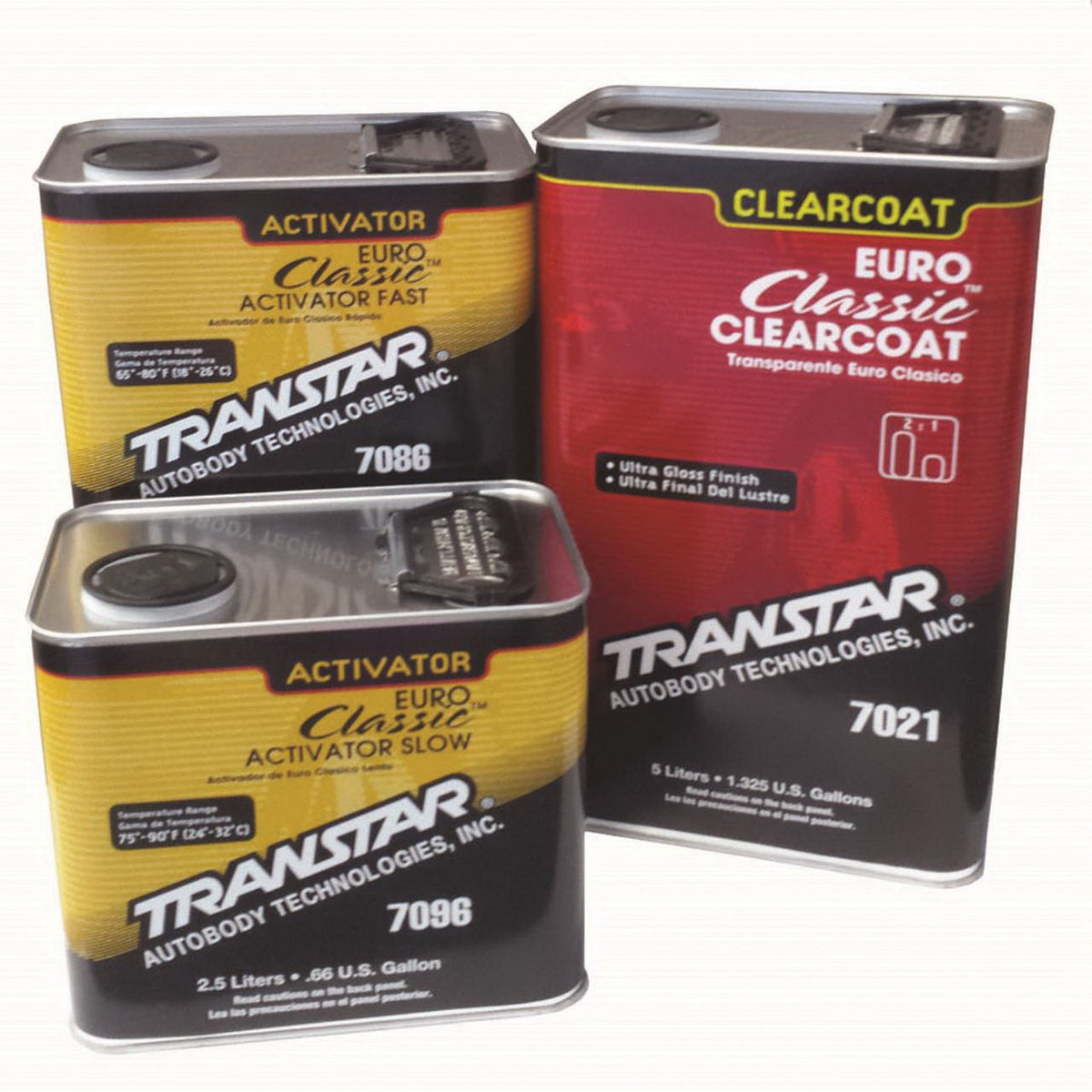 TRANSTAR 7021 Euro Classic Clearcoat 5 L Can Euro 2:1 Mix