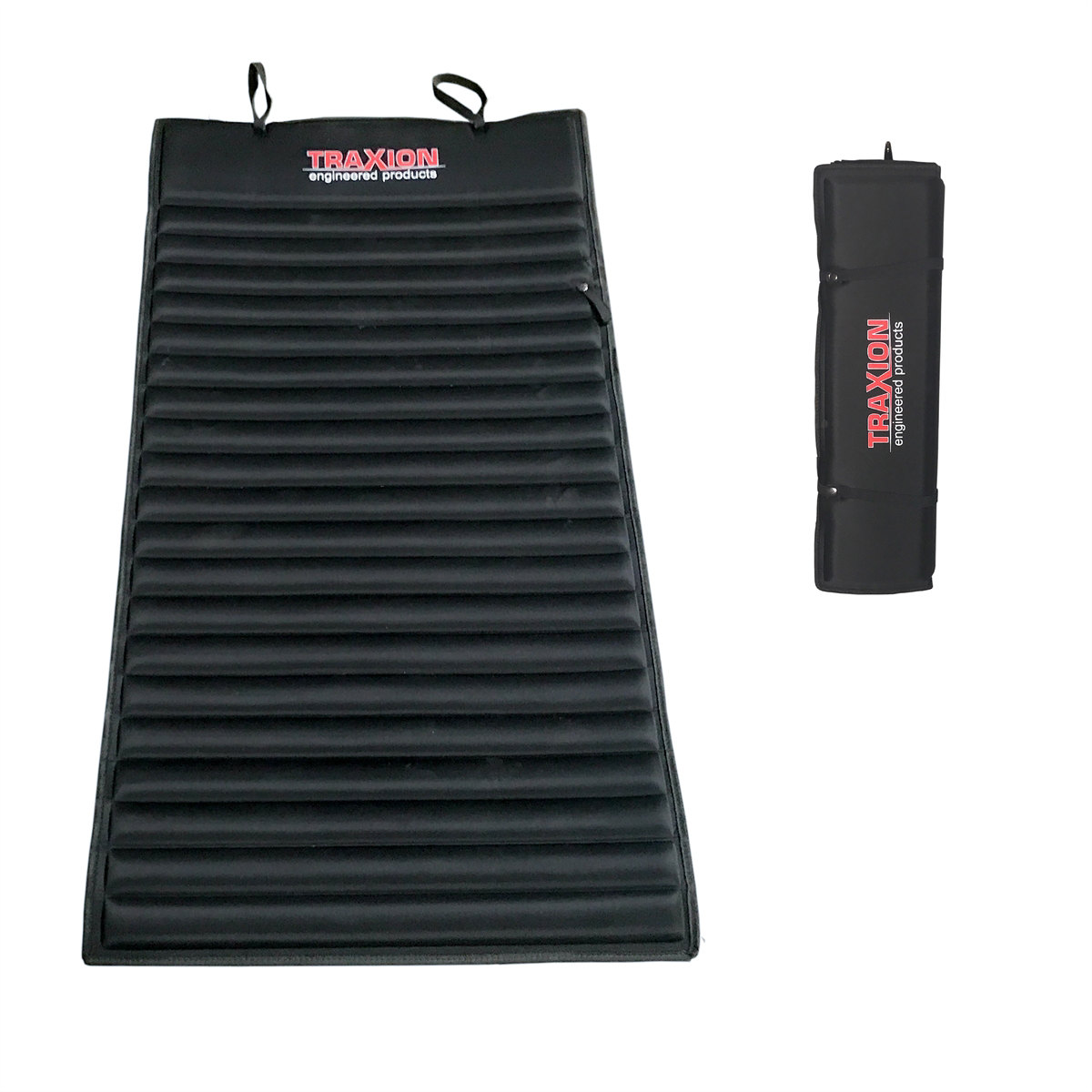 Traxion VersaMat Roll-Up Foam Utility Mat 1-500, 46 3/4" x 25", 1-inch thick, heavy-duty canvas