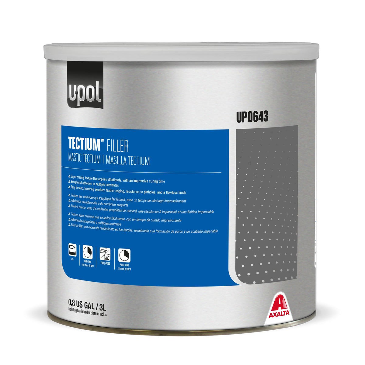 U-POL 0643 TECTIUM Lightweight Filler 0.8 gal