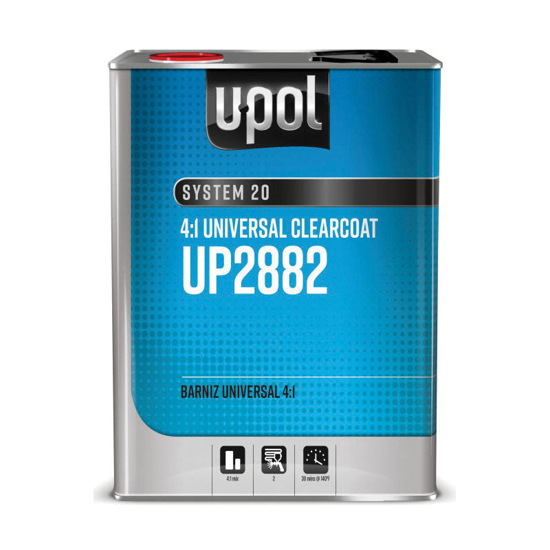 U-POL SYSTEM 20 UP2882 Universal Clearcoat 1 gal Can 4:1 Mix