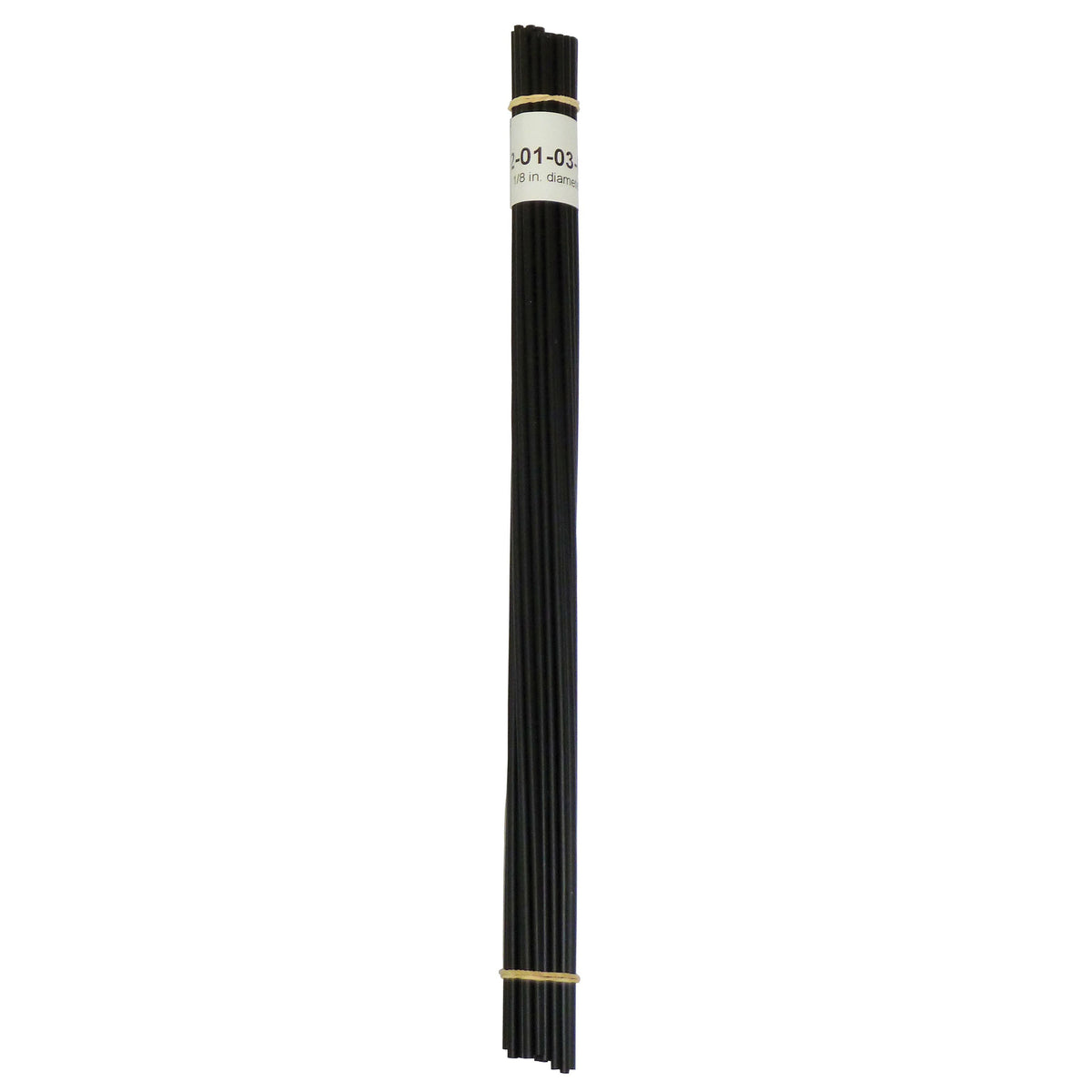 Polyvance R02-01-03-BK Welding Rod 1/8 in Dia x 12 in Black Polypropylene