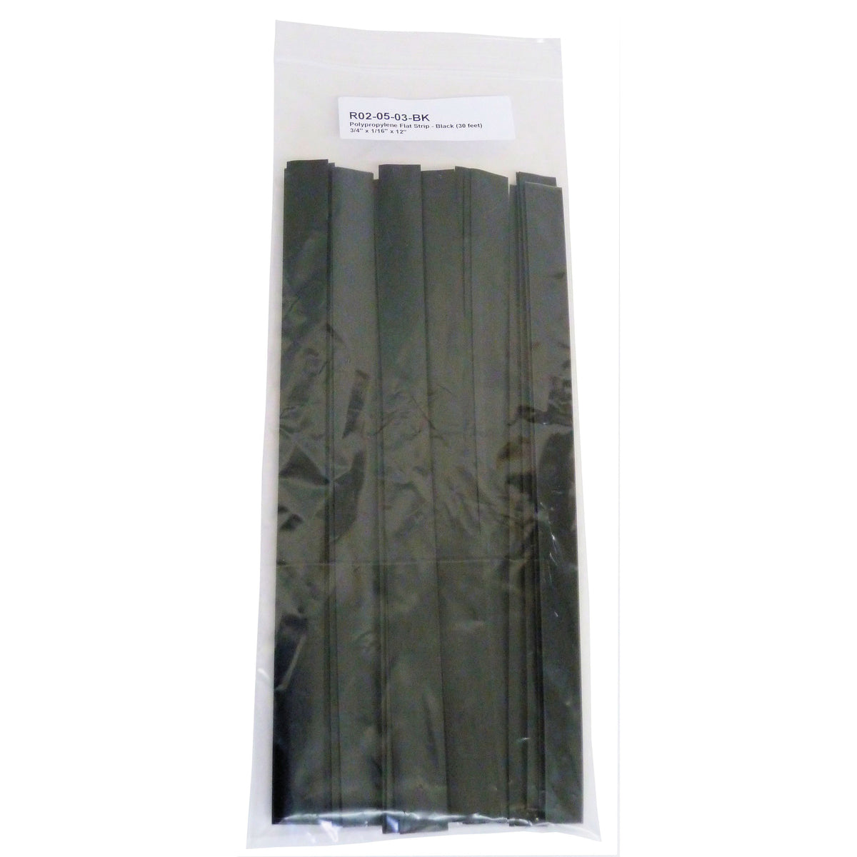 Polyvance R02-05-03-BK Welding Rod, 12 in L x 5/8 in W x 1/16 in THK, Black, 30 ft pack