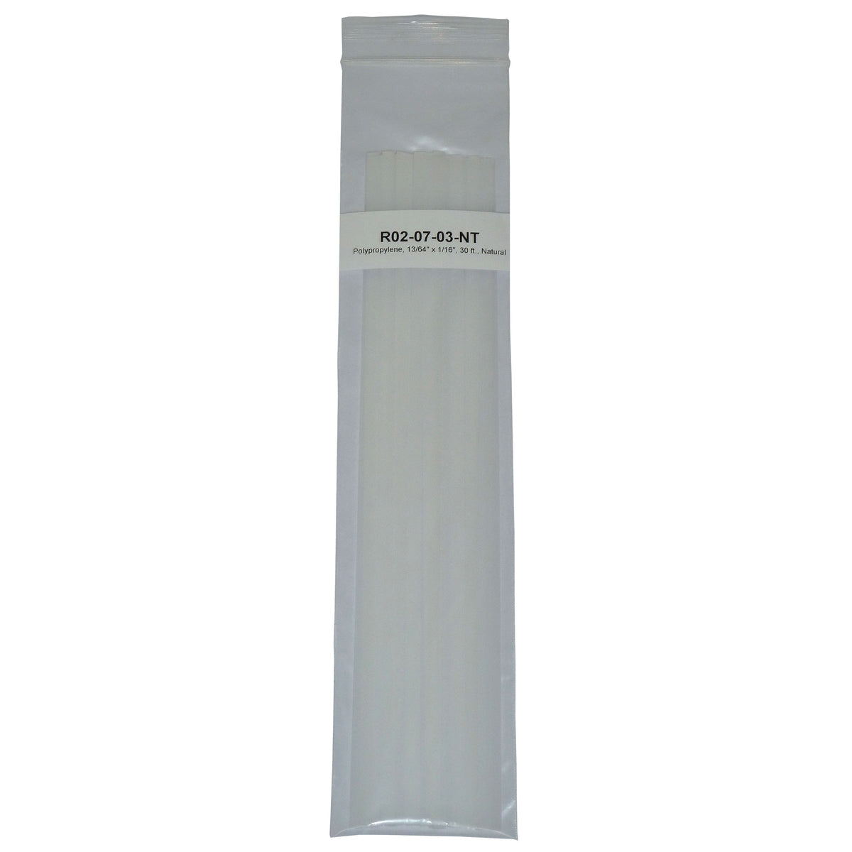 Polyvance R02-07-03-NT Welding Rod, 12 in L x 13/64 in W x 1/16 in THK, Natural, 30 rod pack