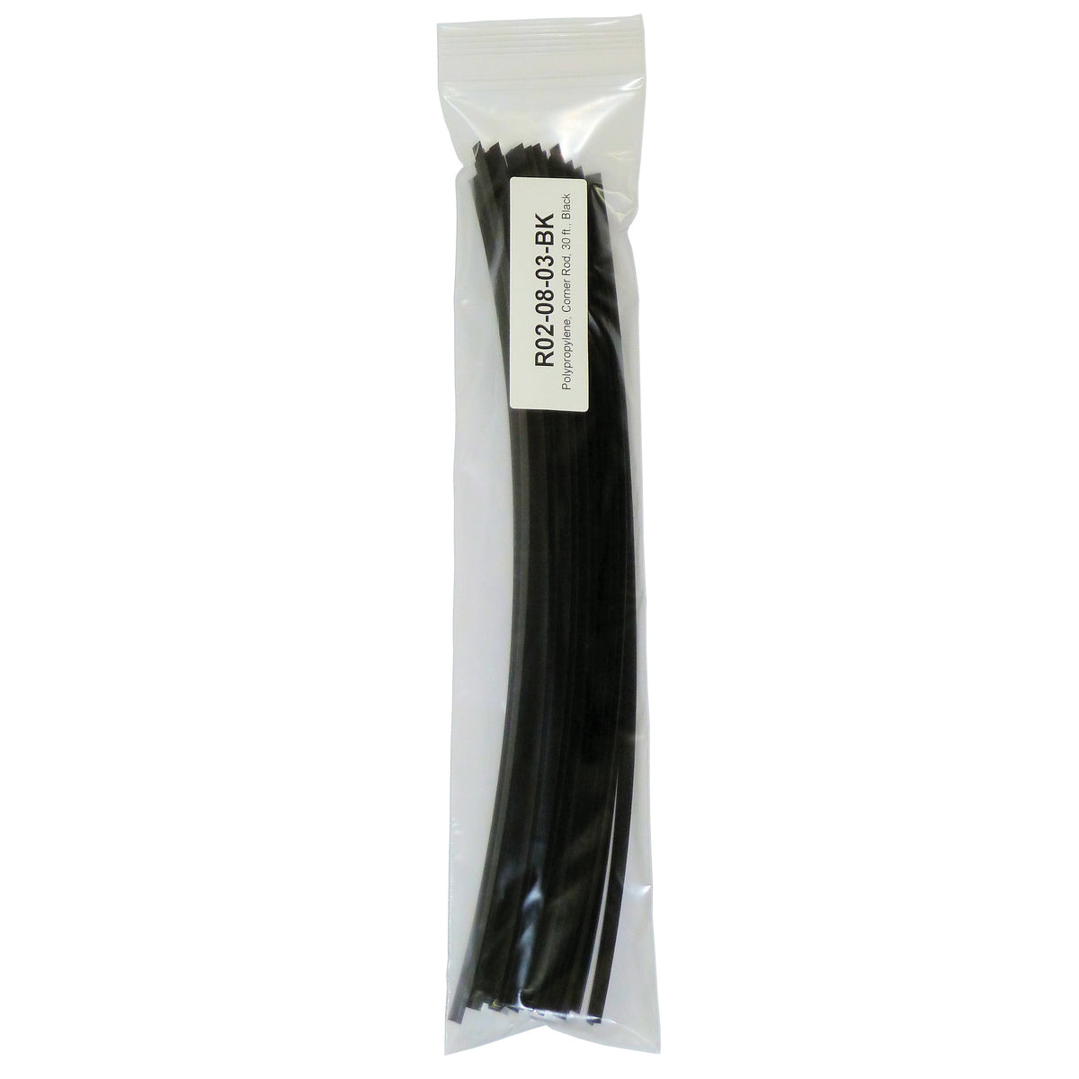 Polyvance Corner Welding Rod R02-08-03-BK Black 12 in Length, 30 ft Pack