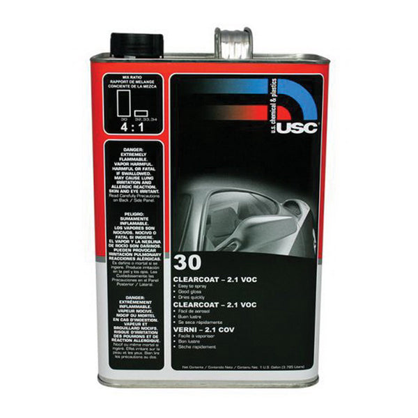 USC 30-1 Clearcoat 1 gal Liquid, Mix Ratio 4:1, Multi-Purpose