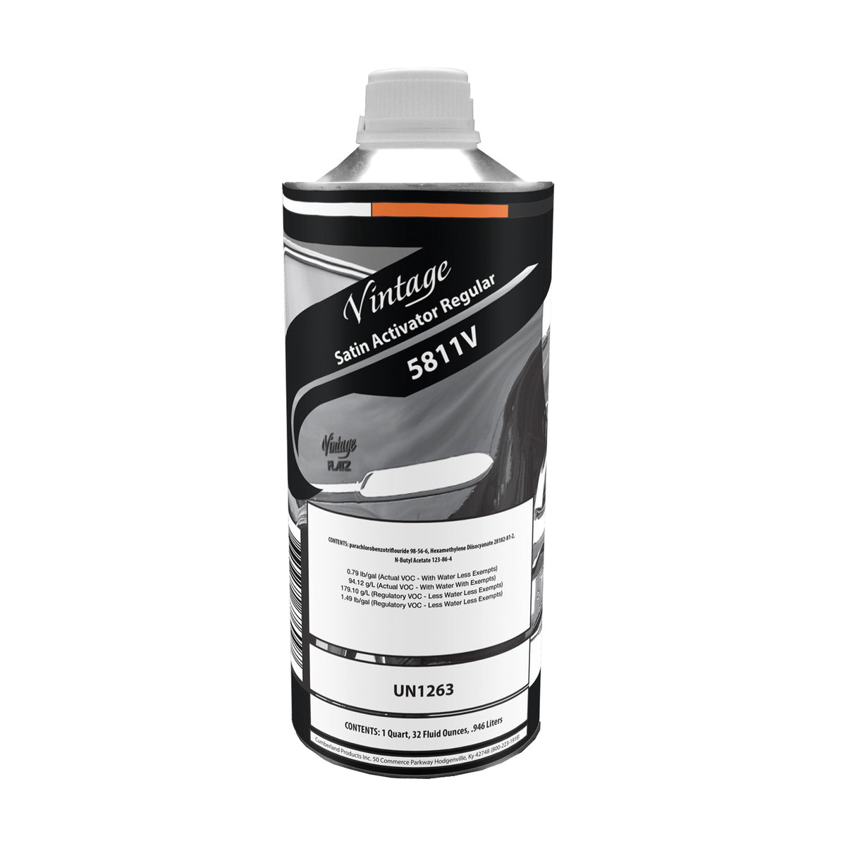 Vintage Flatz Regular Speed Activator CP5811-4 Colorless 1 Quart Liquid