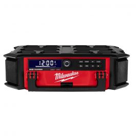 Milwaukee M18 18 Volt Lithium-Ion Cordless PACKOUT Radio + Charger- Tool Only