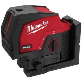 Milwaukee M12 12 Volt Lithium-Ion Cordless Green Cross Line and Plumb Points Laser- Tool Only