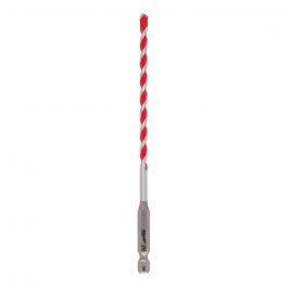 Milwaukee 3/16 in. x 4 in. x 6 in. SHOCKWAVE Carbide Hammer Drill Bit