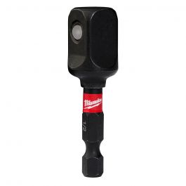 Milwaukee SHOCKWAVE 1/4 in. Hex to 1/2 in. Square Socket Adapter