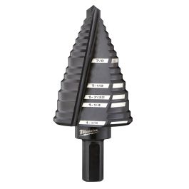 Milwaukee #12 Step Drill Bit,7/8 in. to 1-3/8 in.