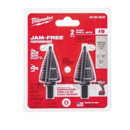 Milwaukee 2 PC #9 Step Drill Bit Set