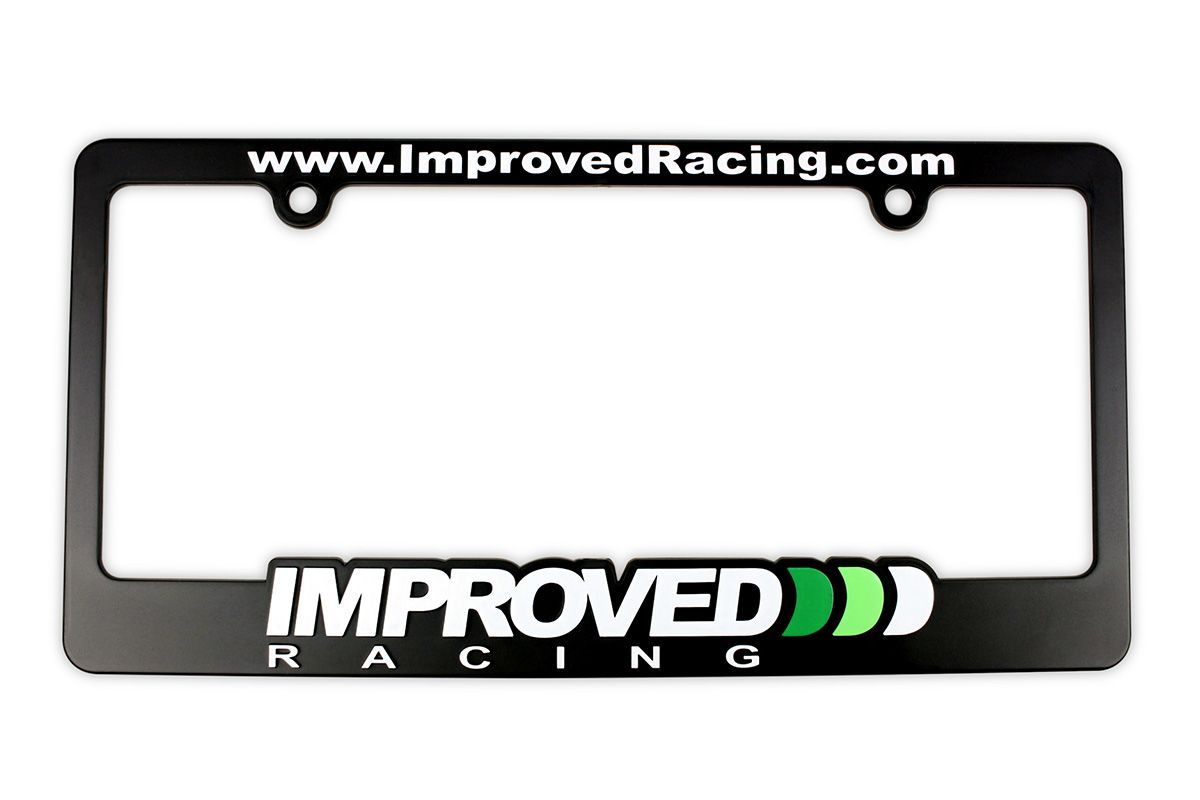 Improved Racing License Plate Frame