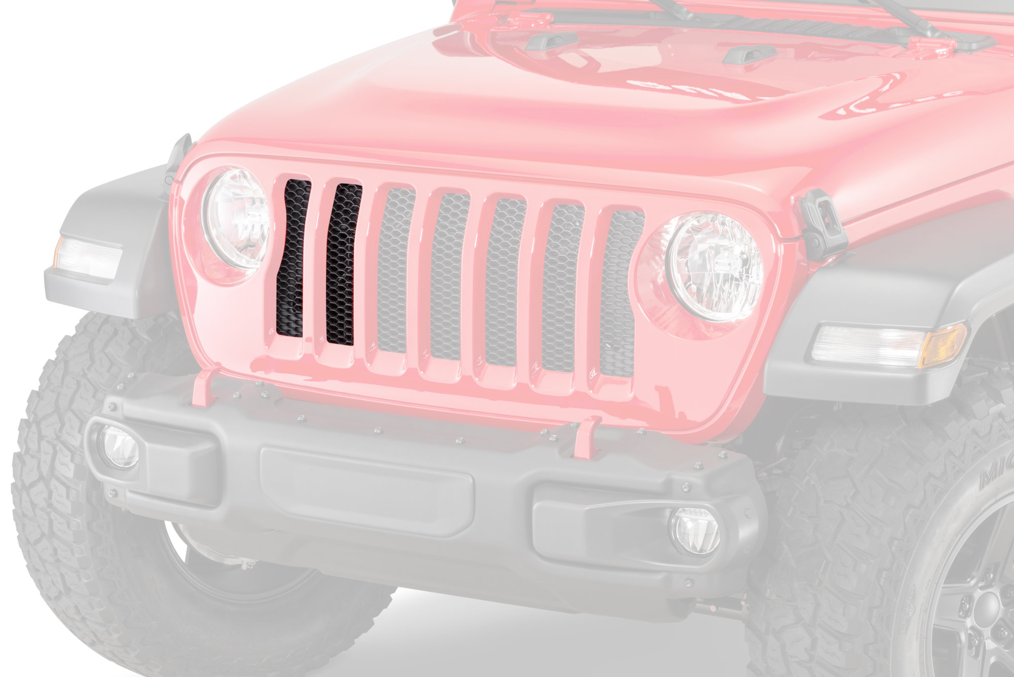 Mopar Honeycomb Grille Insert for 18-23 Jeep Wrangler JL