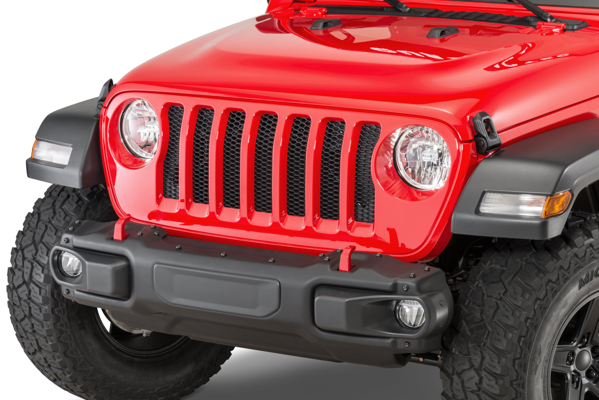Mopar 3 Piece Grille Insert Set for 18-23 Jeep Wrangler JL