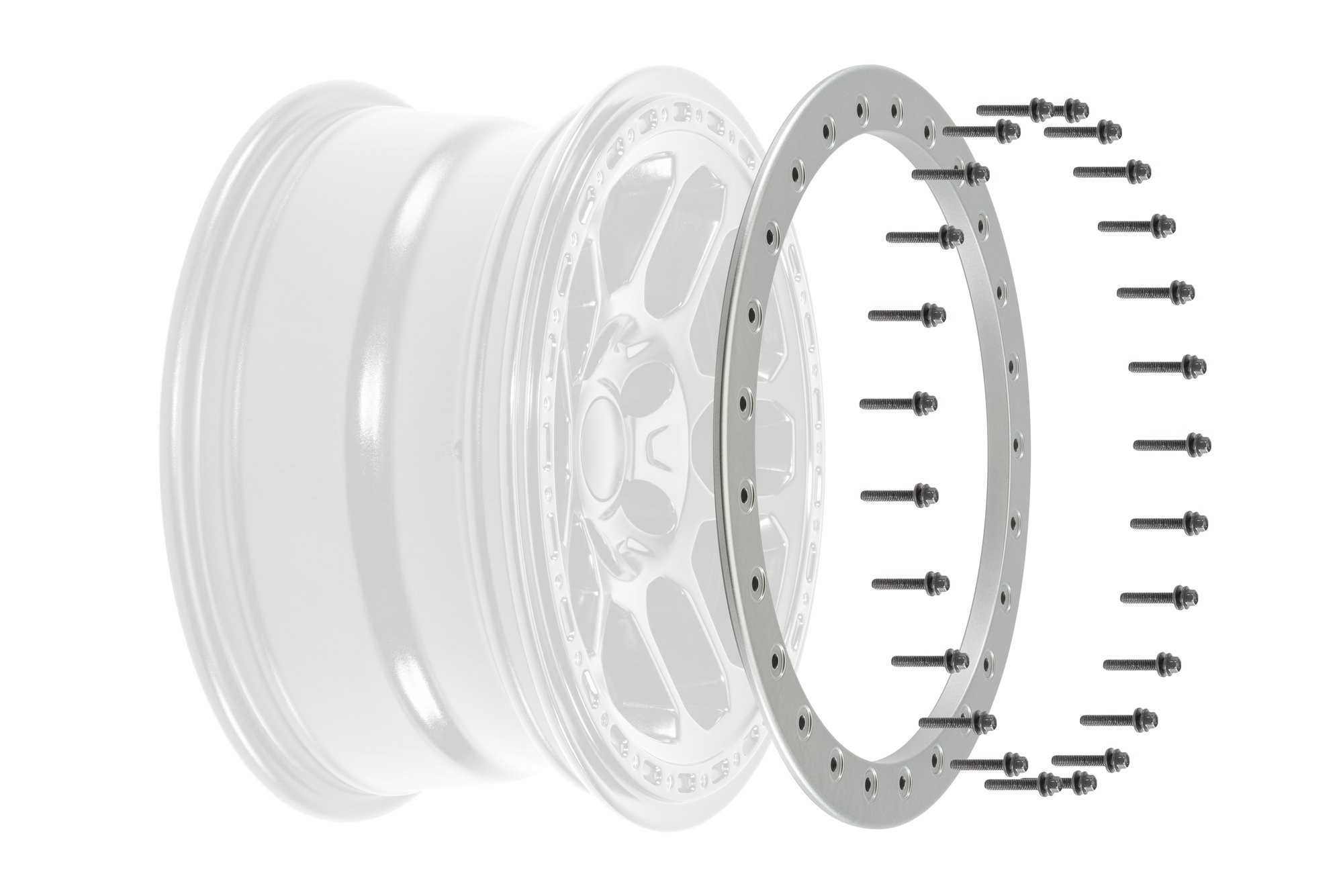Mopar P5160154AA Bead Lock Ring Replacement Kit for 07-26 Jeep Wrangler JL, JK & Gladiator JT
