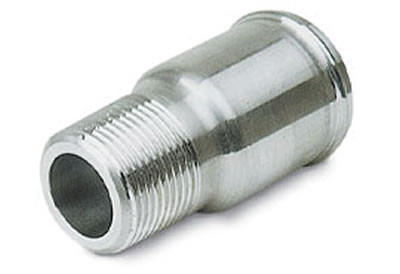 Moroso 63542 Electric Water Pump Hose Adapter Fitting 1" NPT to 1.5" Hose Barb