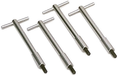 Moroso 68630 Valve Cover Wing Nuts - Pontiac V8 5/16"-20 - Chrome - Set of 4