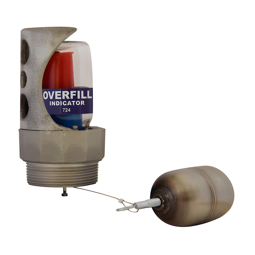 Morrison Brothers724O--1200 AI2 in. Overfill Indicator With Guard