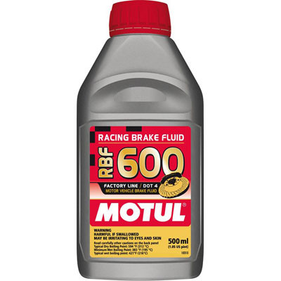 Motul 100949 RBF 600 DOT 4 Racing Brake Fluid - 500ml - 1.05 Pint