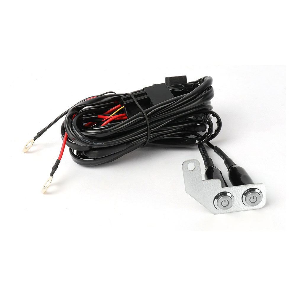 18AWG Motorcycle Wire Harness For Dual Beam Light Pods