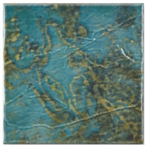 National Pool Tile 6″x6″ Aqua Blue Volcano Tile – MASSV611