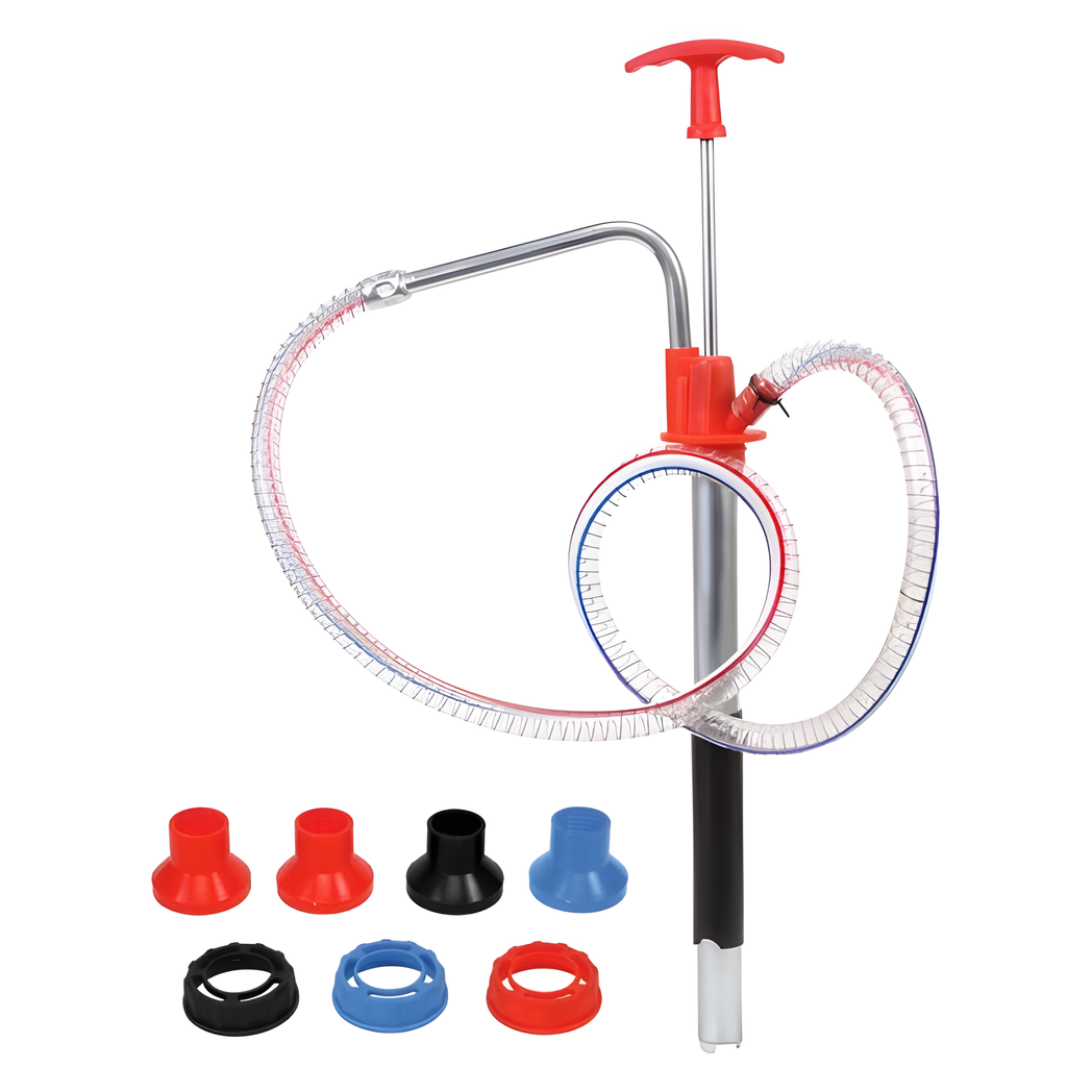 ZeeLineZE353Hand Pump with Pail Spout Adapters, Hose and Nozzle