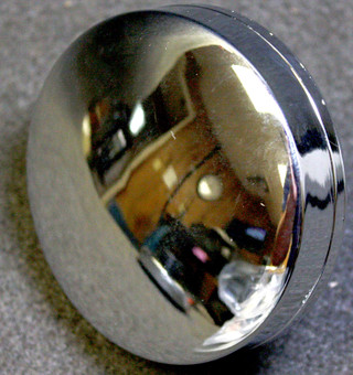 1930's-1970's" Classic Style Chrome Threaded Gas Cap (Screw In SAEj1114)
