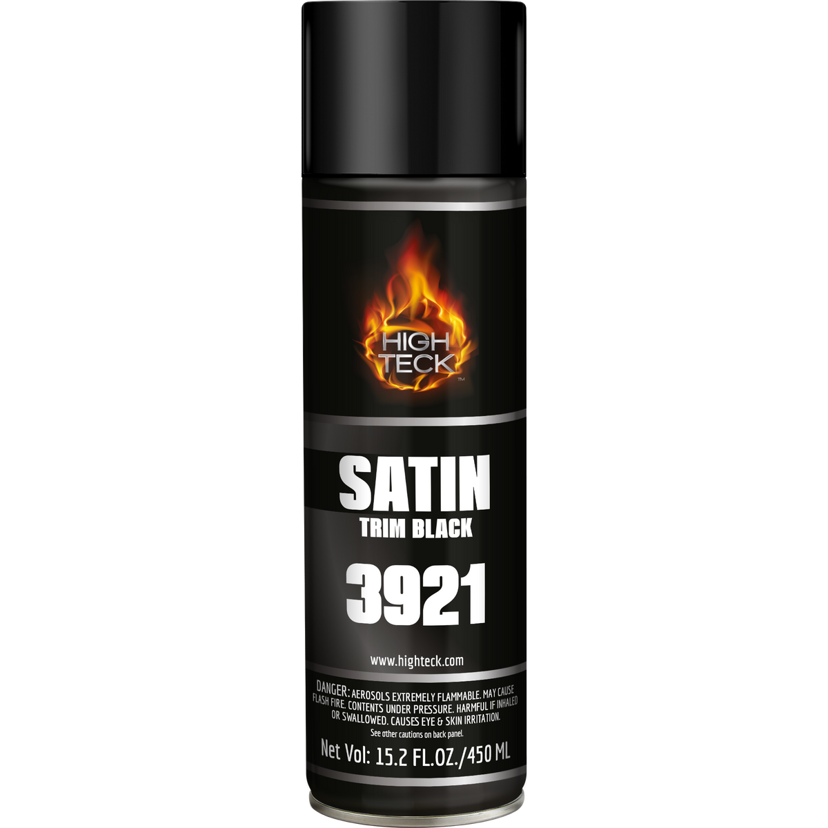 High Teck TECK SATIN TRIM BLACK AEROSOL