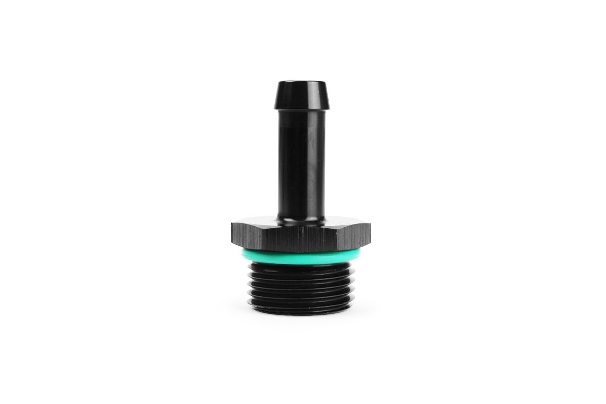 RaceFlux 3/8" Hose Barb to -8AN Male O-Ring Adapter Fitting