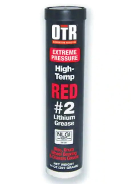 OTR PTGRBRG214OZ Red Hi-Temp Extreme Pressure #2 Lithium Complex Grease