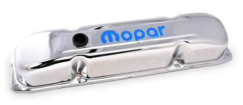 Proform 440-813 Big Block Chrysler Stamped Steel Tall Chrome Valve Covers - Pair