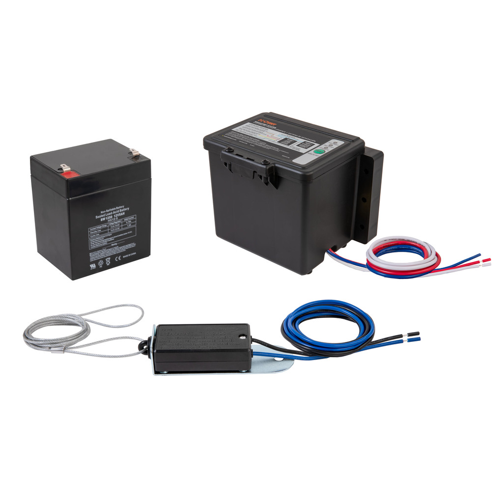 Curt Push-to-Test Breakaway Kit with Top-Load Battery - 52044