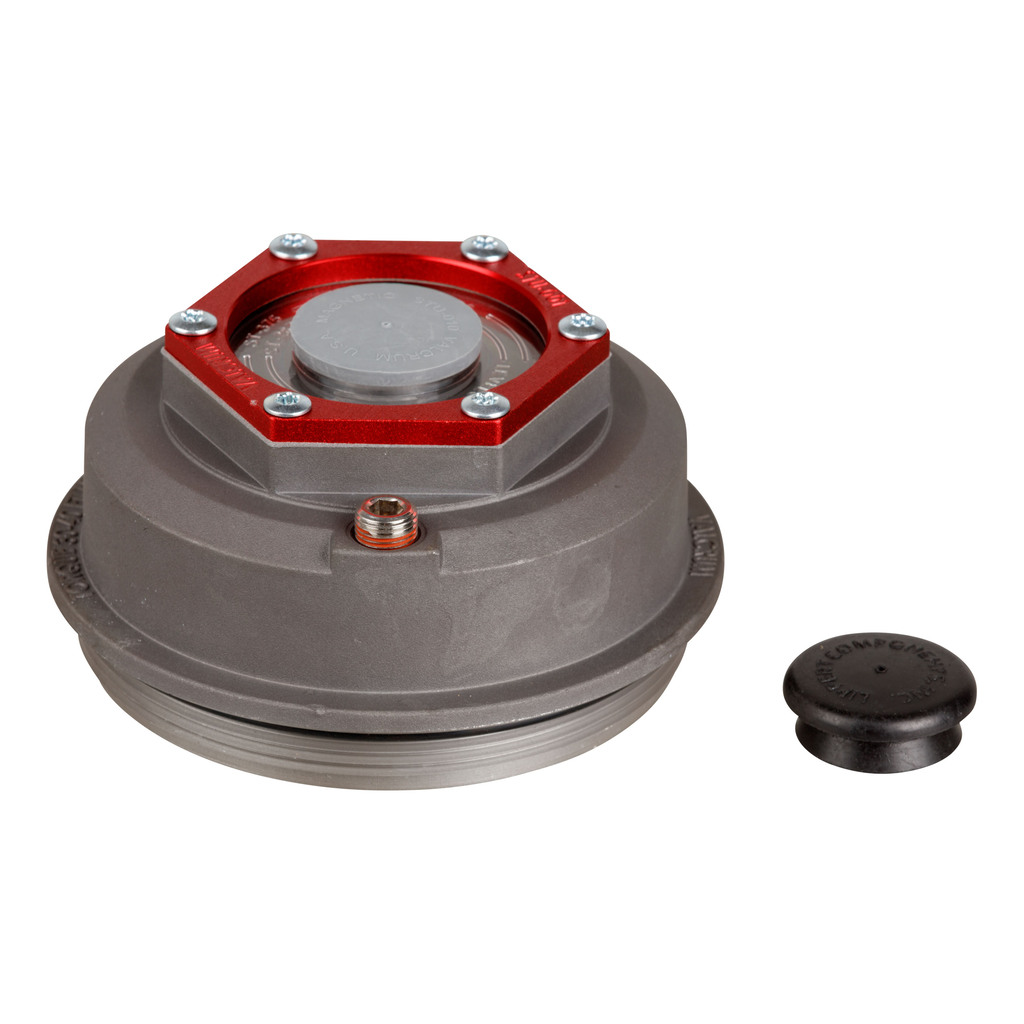 Lippert Trailer Axle Oil and Dust Cap with Set Screw - 8,000 lbs. Clear - 85373828