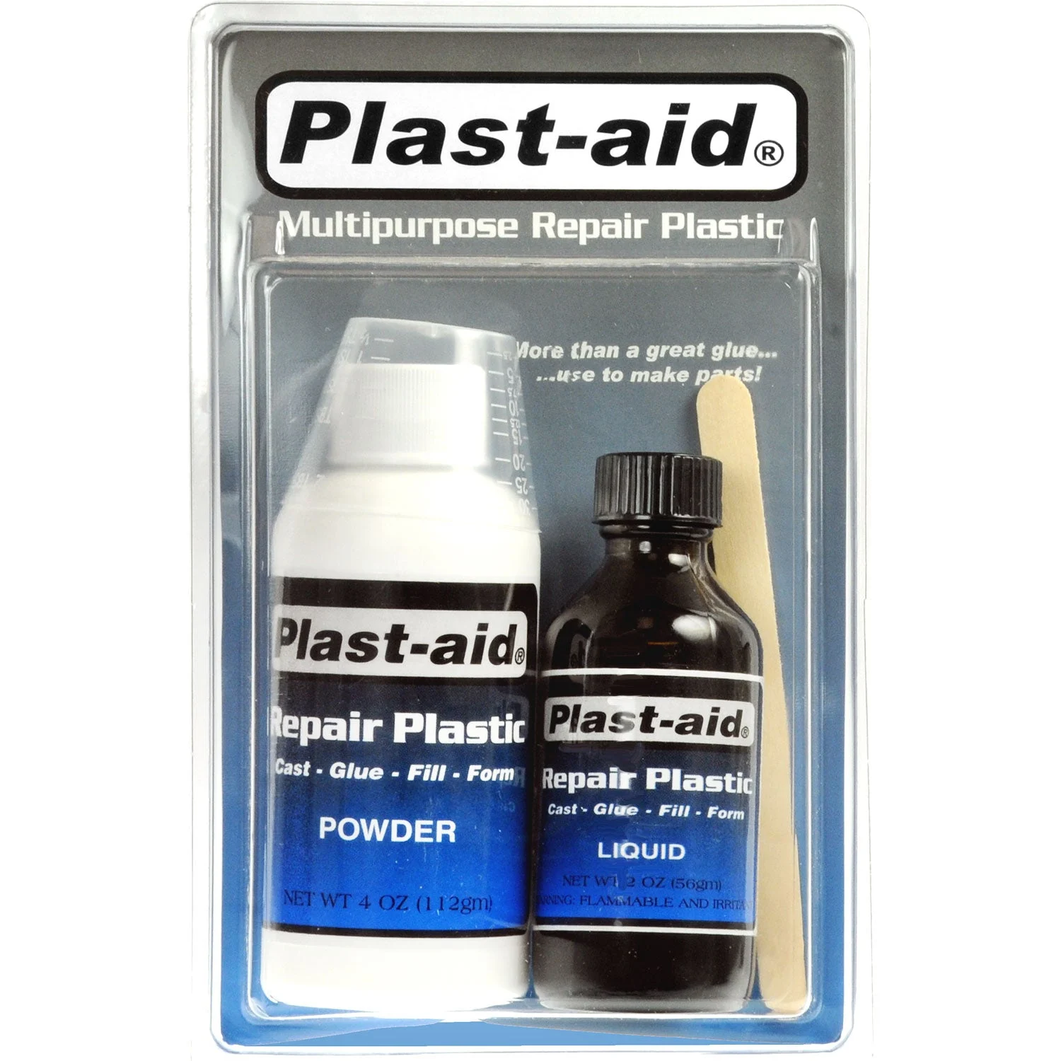 Plast-Aid Acrylic & PVC Repair – 6oz Kit