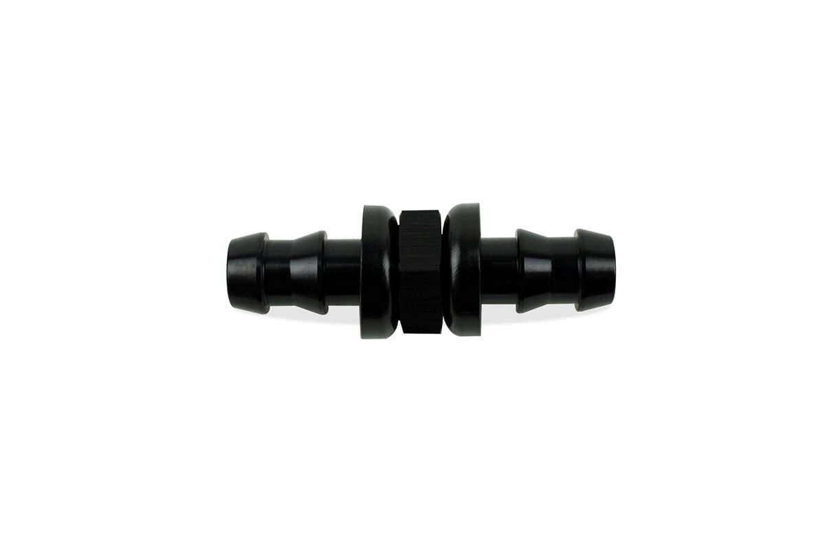 RaceFlux Push-Lock Union, 1/4" Barb to 1/4" Barb