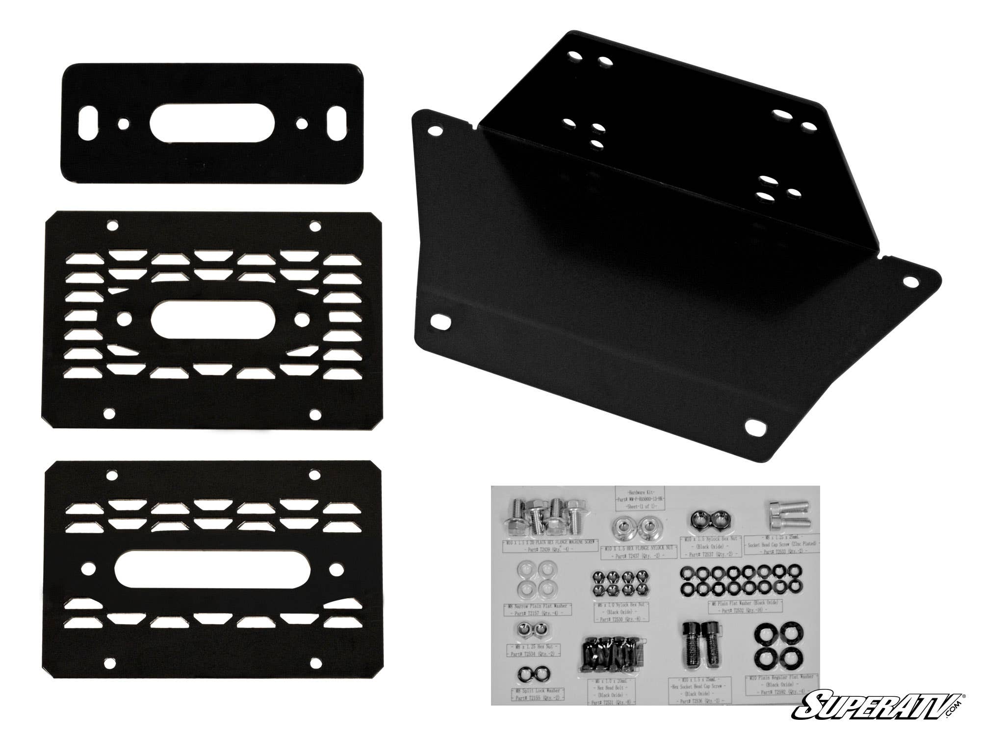 RANGER XP KINETIC WINCH MOUNTING PLATE