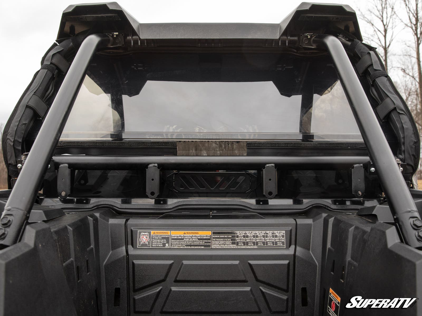 POLARIS RZR XP TURBO REAR VENTED WINDSHIELD